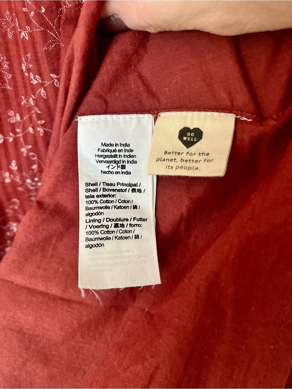 Madewell Embroidered Babydoll Dress Size M - Picture 5 of 6
